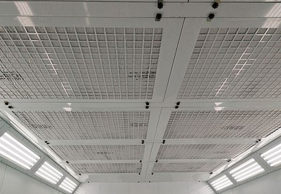Precision punched steel ceiling panels