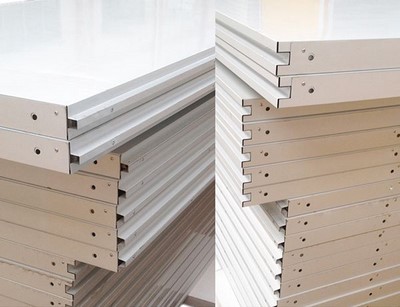 Rockwool insulated wall panel (one-step forming of sheet metal, four-side edge banding)