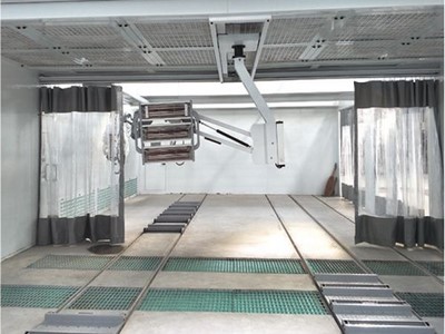 Infrared paint curing lamp