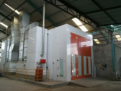 Paint booth for Czech customer