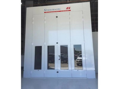 Bus paint booth for Australian customer