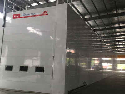 Seven Truck Paint Booths for Truck Repair Workshop