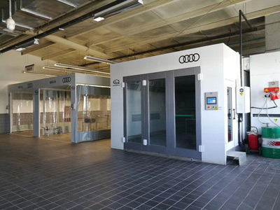 Spray Paint Booth for Audio Aftersales Service Shop