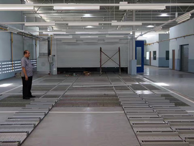 Spray Booth Paint Line in Indonesia