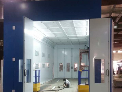 Truck Spray Booth and Manlifts in Saudi Arabia